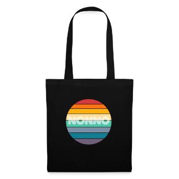 Rainbow Nonno Retro Vintage - Sac en tissu - noir - Devant