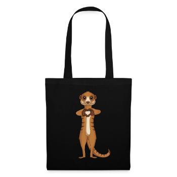 Meerkats Dear Kids Girls Ladies - Tote Bag - black - Front