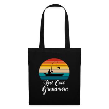 Reel Cool Grandmom Fishing Gifts - Tote Bag - black - Front