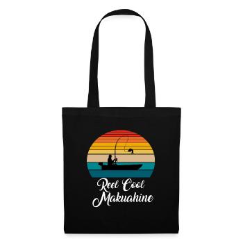 Reel Cool Makuahine Cadeaux de pêche - Sac en tissu - noir - Devant