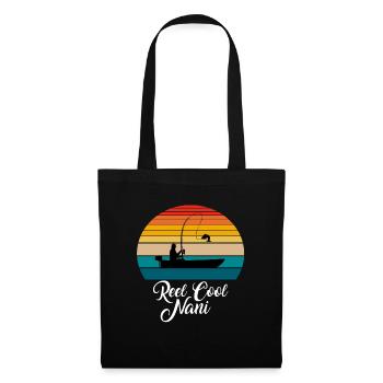Cadeaux de pêche Reel Cool Nani - Sac en tissu - noir - Devant