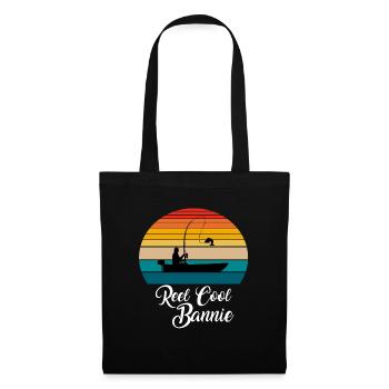 Cadeaux de pêche Reel Cool Bannie - Sac en tissu - noir - Devant
