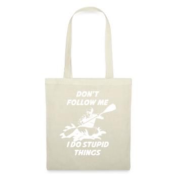 Don’t Follow Me Kayak Kayak Cadeau - Sac en tissu - nature - Devant