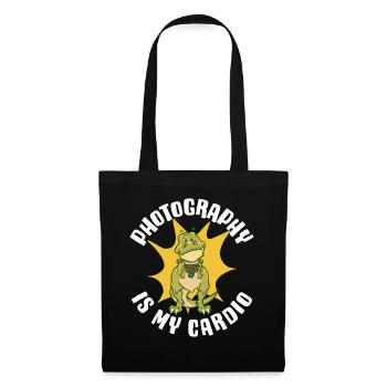 Photography Is My Cardio Photography Gift - Tote Bag - black - Front
