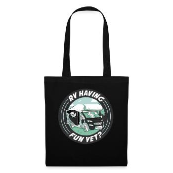 VR S’amusant tout en cadeau de camping-car - Sac en tissu - noir - Devant