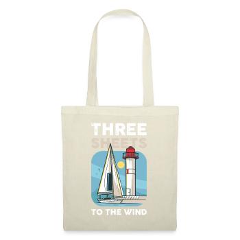 Trois feuilles au vent Cadeau de voile - Sac en tissu - nature - Devant