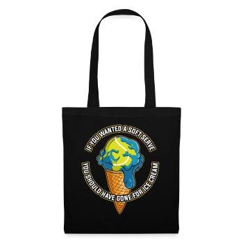 Si vous vouliez un cadeau de tennis Soft Serve - Sac en tissu - noir - Devant