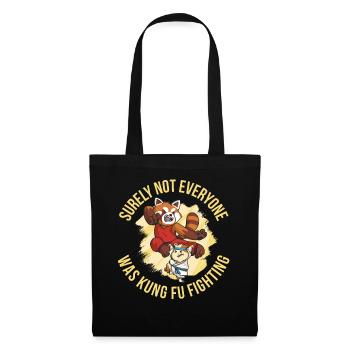 Kung Fu Fighting Karaté Cadeau - Sac en tissu - noir - Devant