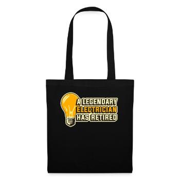 Retired Electrician Electrician Electrician Gift - Tote Bag - black - Front