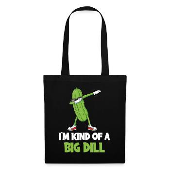 In the Child Of A Big Dill Cucumber Gift - Tote Bag - black - Front