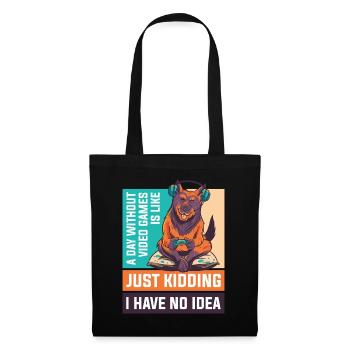 A Day Without Video Games Gambler Gift - Tote Bag - black - Front