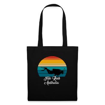 Fish Rock Australie Plongée - Sac en tissu - noir - Devant