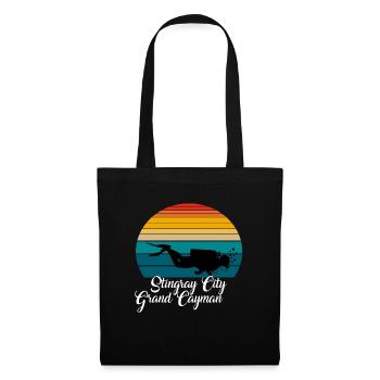 Stingray City Grand Cayman Diving - Stoffbeutel - Schwarz - Vorne