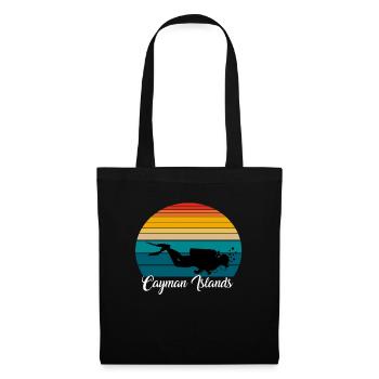 Poison de plongée sous-marine aux îles Caïmans - Sac en tissu - noir - Devant