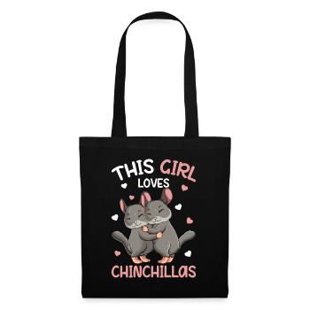 Chinchilla Girl - Tote Bag - black - Front