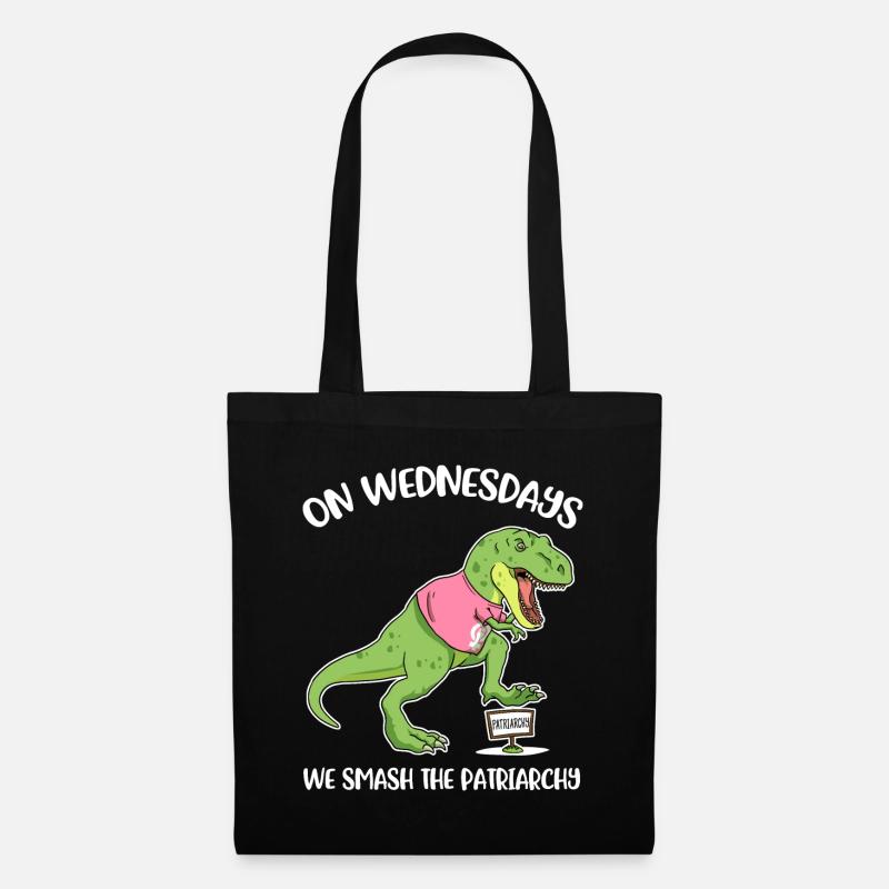 We Smash The Patriarchy Feminismus Geschenk - Stoffbeutel - Schwarz