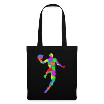 Basketball Basketballer Herren Kinder Jungen - Stoffbeutel - Schwarz - Vorne