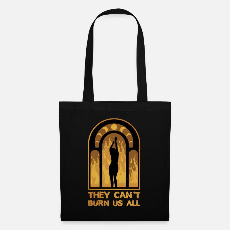 They Can't Burn Us All Wicca Geschenk - Stoffbeutel - Schwarz