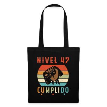 Niveau 47 Complet - Sac en tissu - noir - Devant