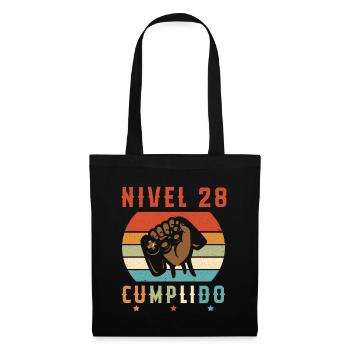 Niveau 28 Complet - Sac en tissu - noir - Devant