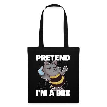 Pretend Im A Bee Bienen Geschenk - Sac en tissu - noir - Devant
