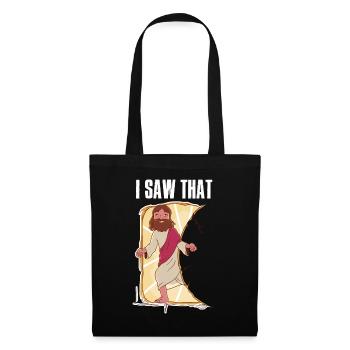 J’ai vu que Jésus Jésus cadeau - Sac en tissu - noir - Devant