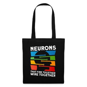 Neurobiologie Neuroscientifique Cadeau - Sac en tissu - noir - Devant
