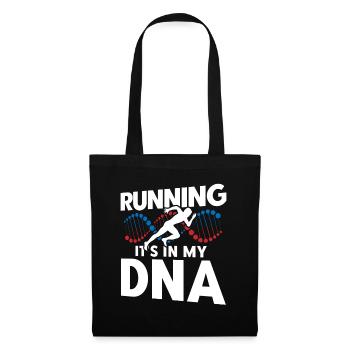 Semi-marathon Running Jogging Cadeau - Sac en tissu - noir - Devant