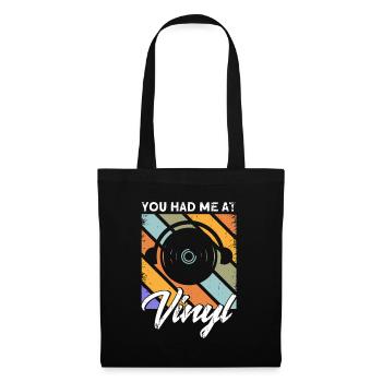 Record LP Collector Record Collector - Tote Bag - black - Front