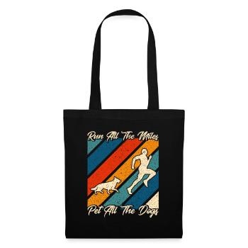 Half Marathon Jogging Running Gift - Tote Bag - black - Front