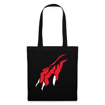 Creepy Monster Hands Claw Horror Scary Halloween - Stoffbeutel - Schwarz - Vorne
