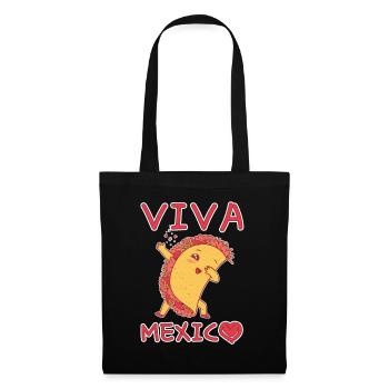 Cute Kawaii Heart Live Mexico Dab Dabbing Taco - Tote Bag - black - Front