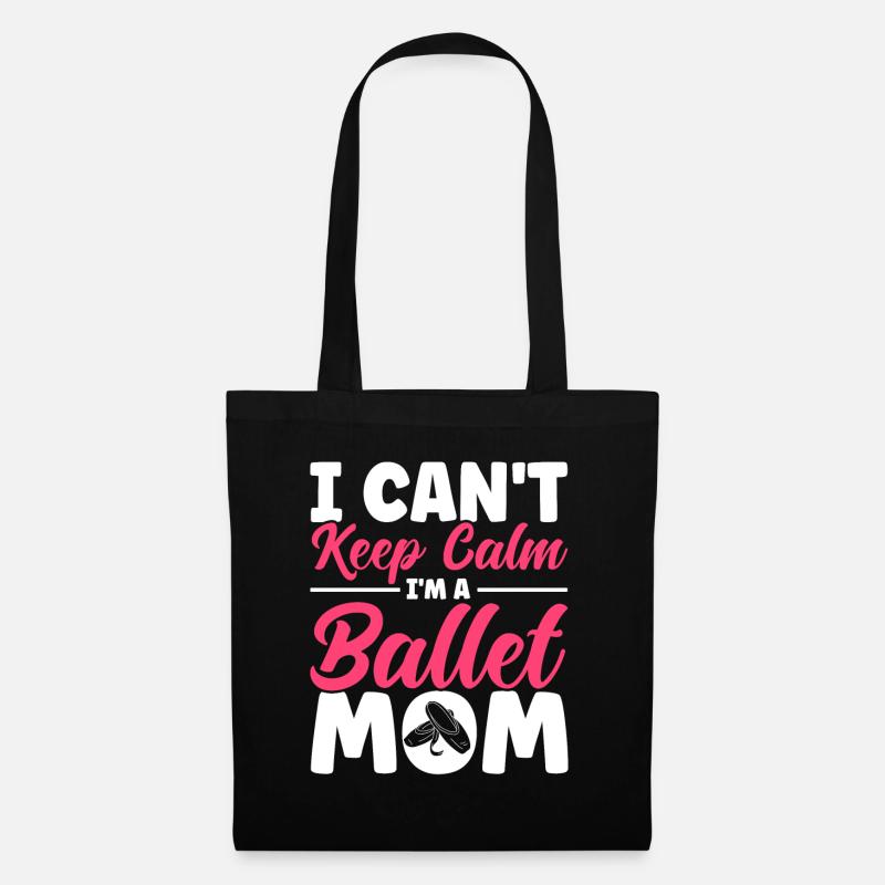 Ballett Tanz Ballerina Ballett Mädchen Geschenk - Stoffbeutel - Schwarz