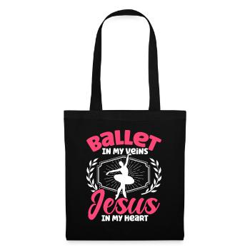 Ballet Dance Ballet Dance Ballerina Gift - Tote Bag - black - Front