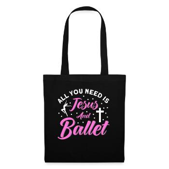 Ballerina Ballet Dancer Ballet Girls - Tote Bag - black - Front