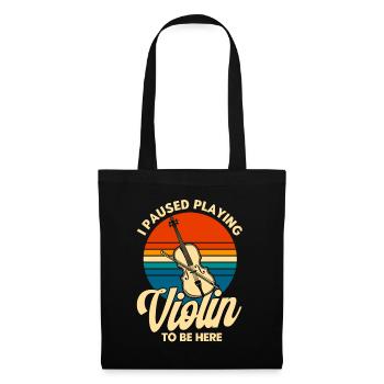 Orchester-Violinist Geige Violinist Geschenk - Stoffbeutel - Schwarz - Vorne