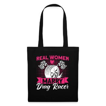 Racing Car Drag Racing Car Racing Gift - Tote Bag - black - Front