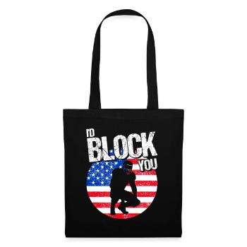 American Football Football Player American Footba - Tote Bag - black - Front