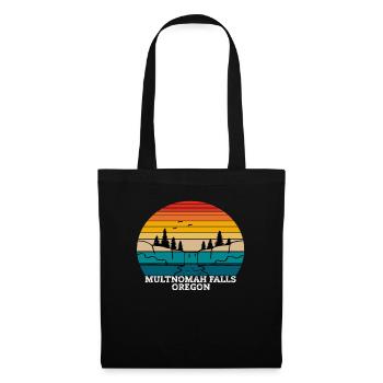 Multnomah Falls Oregon - Tote Bag - black - Front