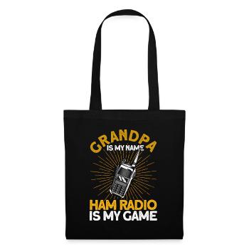 Amateur radio radio amateur Morse code transmit Gesche - Tote Bag - black - Front
