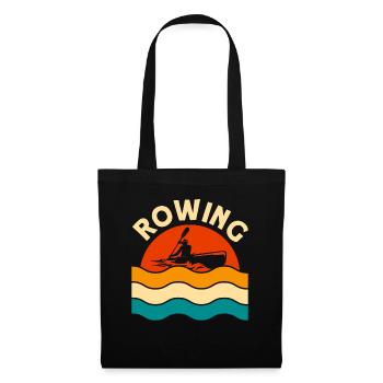 Team Rowing Rowers Rowing Gift - Tote Bag - black - Front