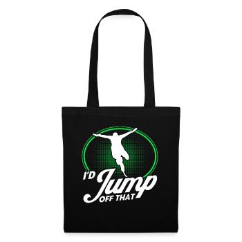 Extreme Sports Bungee Jumping Bungee Springer - Tote Bag - black - Front