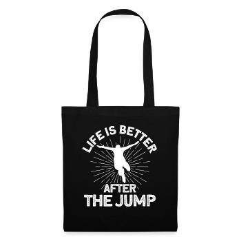 Extreme Sports Bungee Springer Bungee Jump Gift - Tote Bag - black - Front