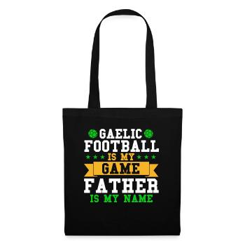 Gaelic footballer Irish team sport - Tote Bag - black - Front