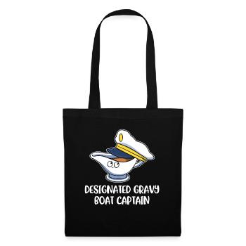 Gravy Boat Captain Thanksgiving Gift - Tote Bag - black - Front
