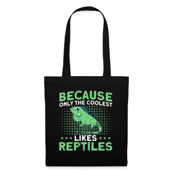 Lézards Reptile Reptile Lovers Cadeau - Sac en tissu - noir - Devant