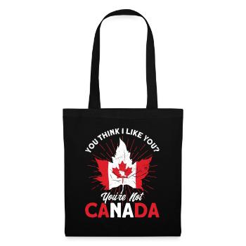 Canadian Flag Canadian Roots Canadian Ges - Tote Bag - black - Front