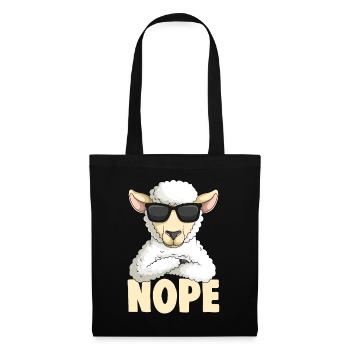 Sheep Nope sheep - Tote Bag - black - Front