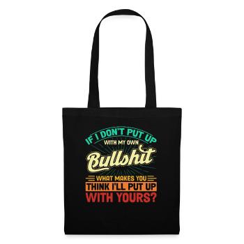Irony Black Humor Sarcastic Gift - Tote Bag - black - Front