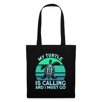 Turtle husbandry Turtle lovers of the sea - Tote Bag - black - Front